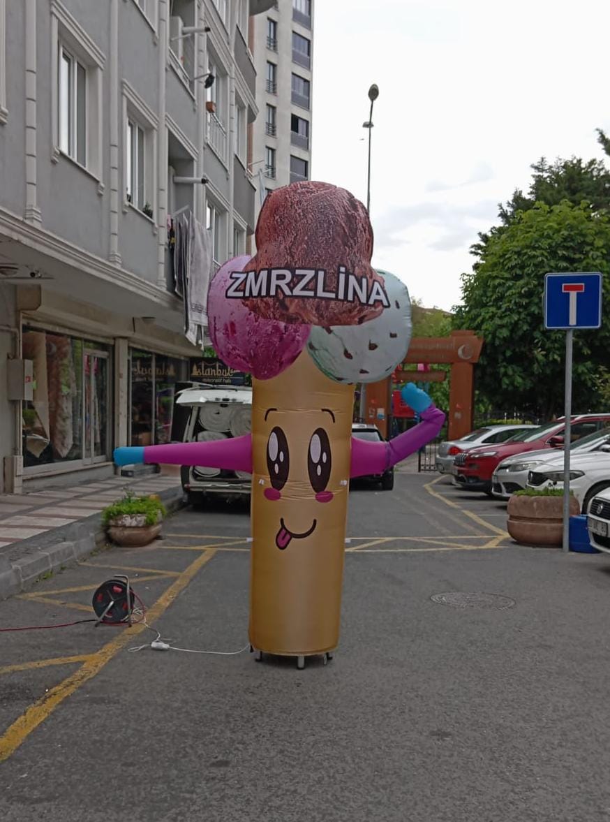 Özel Yapım Dondurma Adam Gel Gel Balon